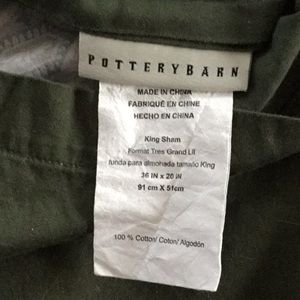 Pottery Barn Odelia king duvet cover/2 king shams